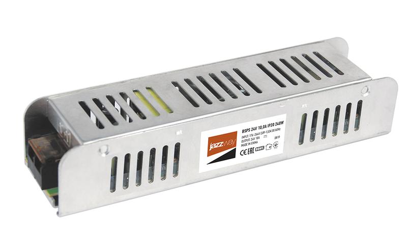 Фото Драйвер BSPS 24В 10А 240Вт IP20 (3года гарантии) JazzWay 5024250