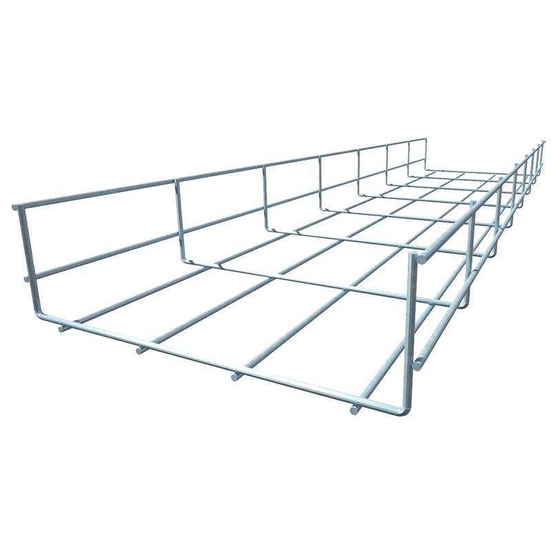 Фото Лоток проволочный 400х100 L3000 сталь 4.0мм PL100х400х3000 оцинк. КМ LO1291