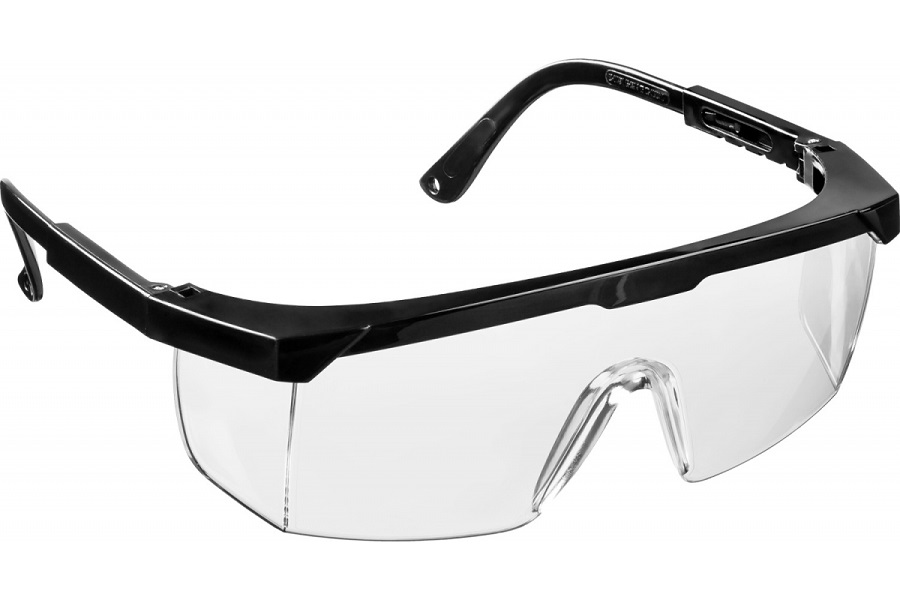 Фото Прозрачные, очки защитные открытого типа, регулируемые по длине дужки STAYER OPTIMA {2-110451_z01}