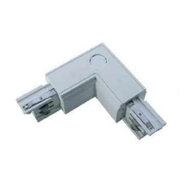 Фото Соединитель внешний L-образый белый VARTON V4-R4-00.0010.TRK-0001