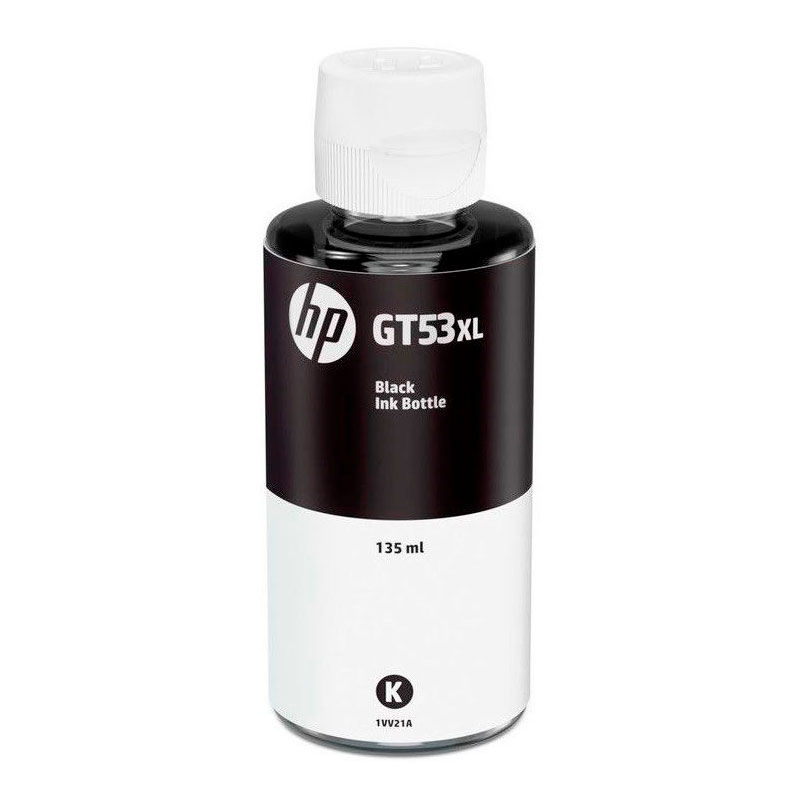 Фото Ёмкость с чернилами HP GT53 черная увеличенной емкости 135 мл (6000 стр) {1VV21AE} (1)