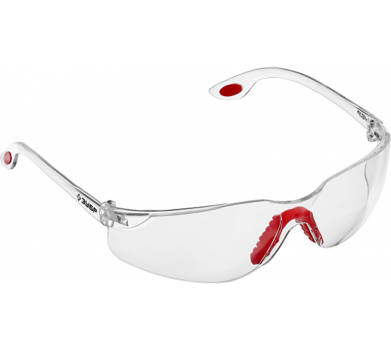 Фото Защитные прозрачные очки ЗУБР СПЕКТР 3 широкая монолинза, открытого типа {110315}