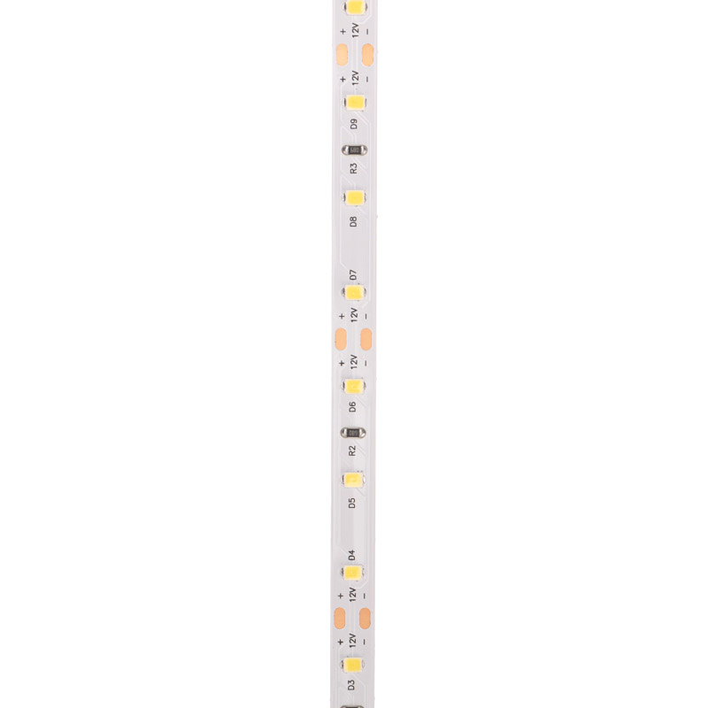 Фото Лента светодиодная 12В, SMD2835, 9,6Вт/м, 60 LED/м, 6500K, 8мм, 5м, IP20 REXANT {141-217} (3)