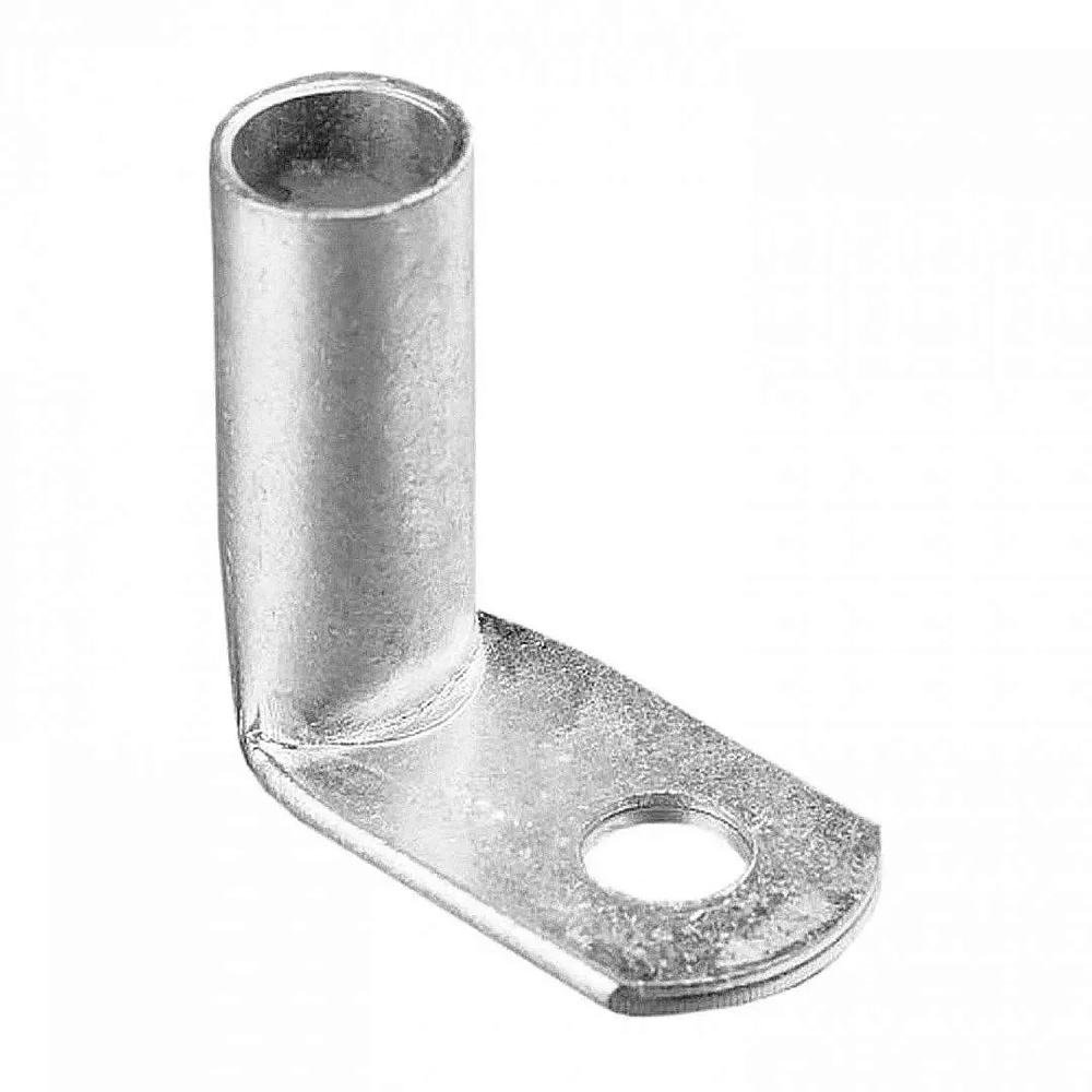 Фото Наконечник ТМЛ DIN-типа угловой 90град. 120мм2 под болт М12 ТМЛ (ЮМП) {elcТМЛ-DIN(90)-120-12-ЮМП}