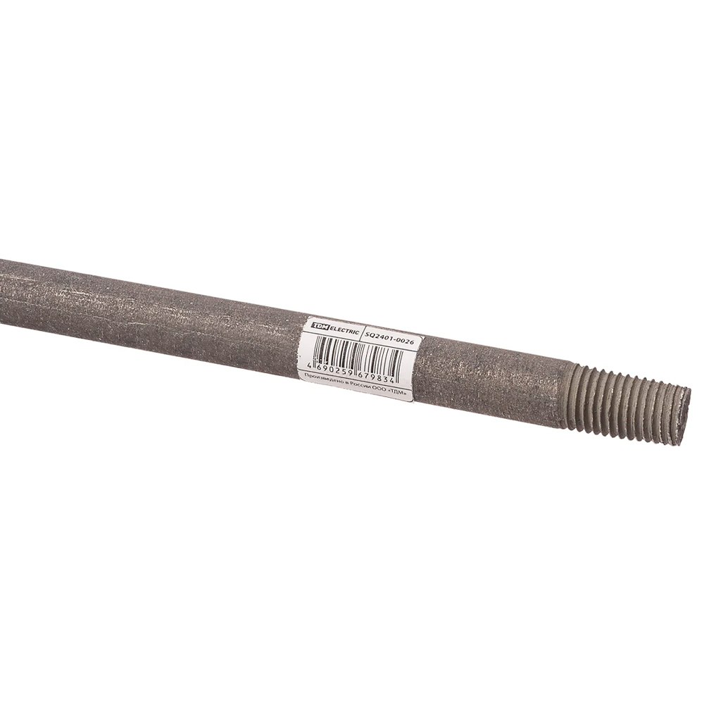 Фото Штырь заземления резьбовой, резьба М16, Ø16 мм, 1200 мм, термодиффузия СТТД70.16.1200Р TDM Electric (1)
