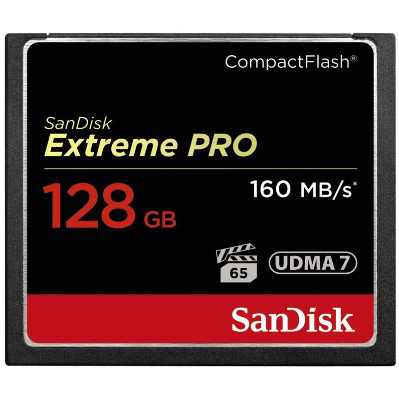 Фото Флеш карта CF 128GB SanDisk Extreme Pro 160MB/s {SDCFXPS-128G-X46}