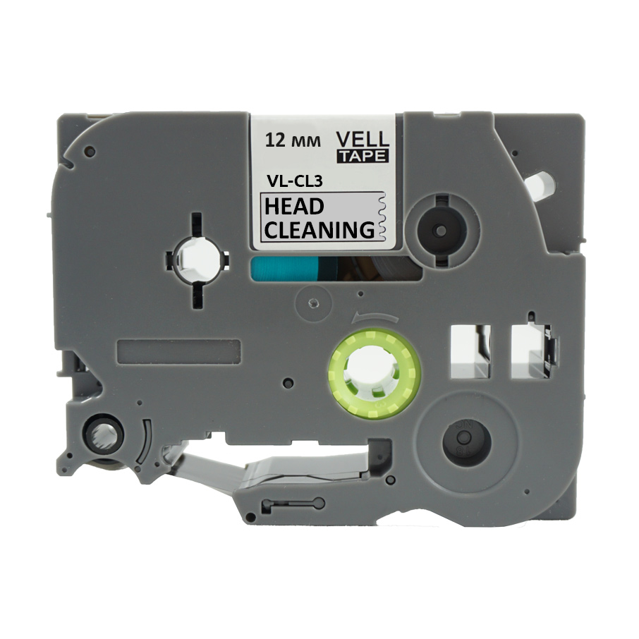 Фото Чистящая лента Vell CL-3 (Brother TZE CL 3, 12 мм) для PT 1010/1280/D200/H105/E100/ D600/E300/2700/ P700/E550/9700 (1)