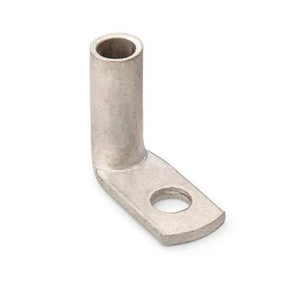 Фото Наконечник ТМЛ R-типа угловой 90град. 70мм2 под болт М8 ТМЛ (ЮМП) {elcТМЛ-R(90)-70-8-ЮМП} (1)