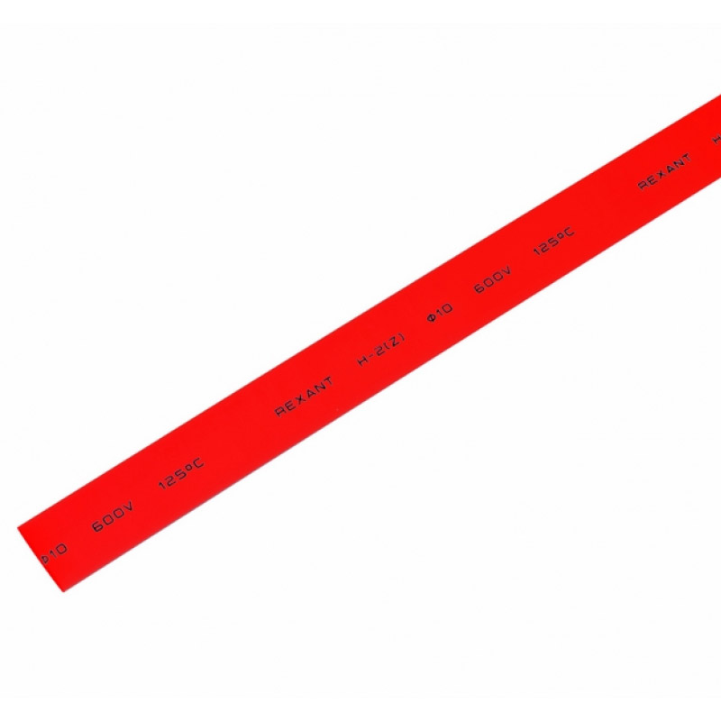Фото Термоусаживаемая трубка REXANT 12,0/6,0 мм, красная {21-2004}