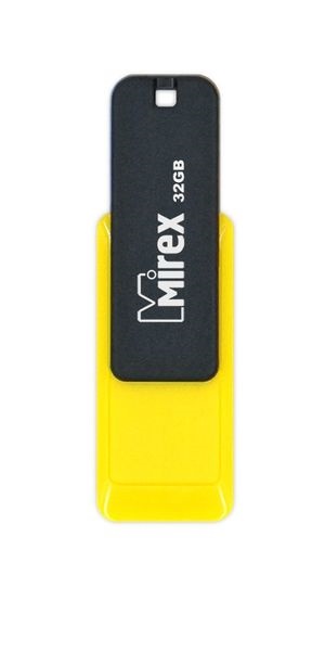 Фото Флеш накопитель 32GB Mirex City, USB 2.0, Желтый {13600-FMUCYL32}