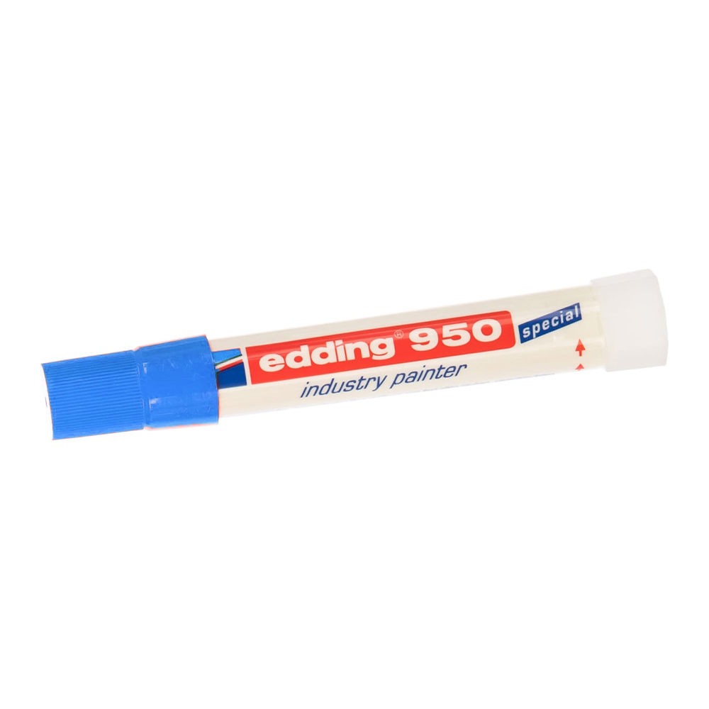 Фото Маркер для промышленной графики Edding E-950 синий, пигментная паста, 10 мм {E-950#3} (1)