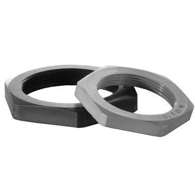 Фото Гайка полиамид м40х1.5 черн. (уп.5шт) DKC PAGM40N