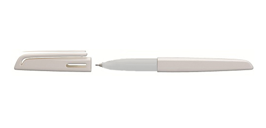 Фото Капиллярная ручка Edding Fineliner, мягкая зона захвата, сменный стержень, синие чернила, белый {E-1700#3vario-liner}