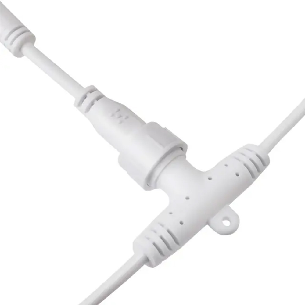 Фото Разветвитель - шина для уличных гирлянд Professional (1 вход, 5 выходов) белый ПВХ {315-406} (3)