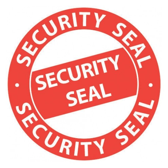 Фото Предупреждающие этикетки "Security Seal" в диспенсере Ø 38 мм {7312} (1)