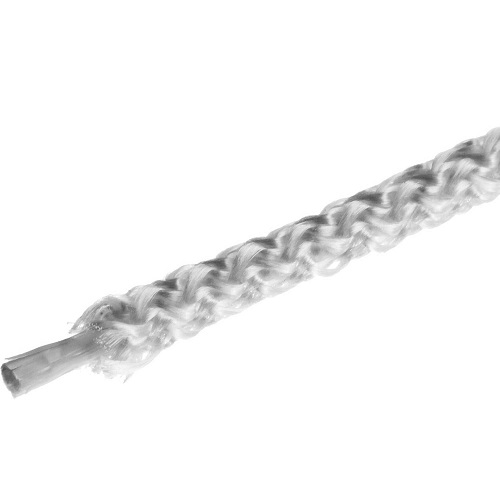 Фото Шнур вязаный полипропиленовый СИБИН с сердечником, белый, длина 20 метров, диаметр 3 мм {50253}