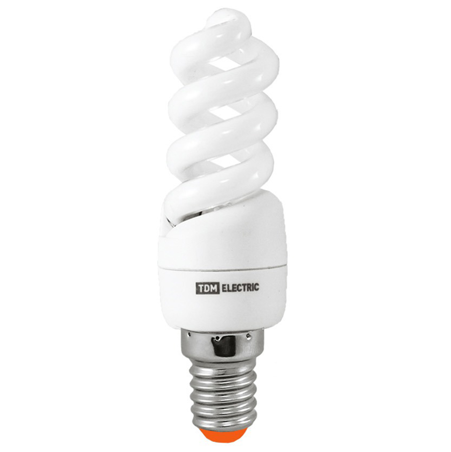 Фото Лампа энергосберегающая КЛЛ-FSТ2-9 Вт-2700 К–Е14 (32х99 мм) TDM {SQ0323-0052}