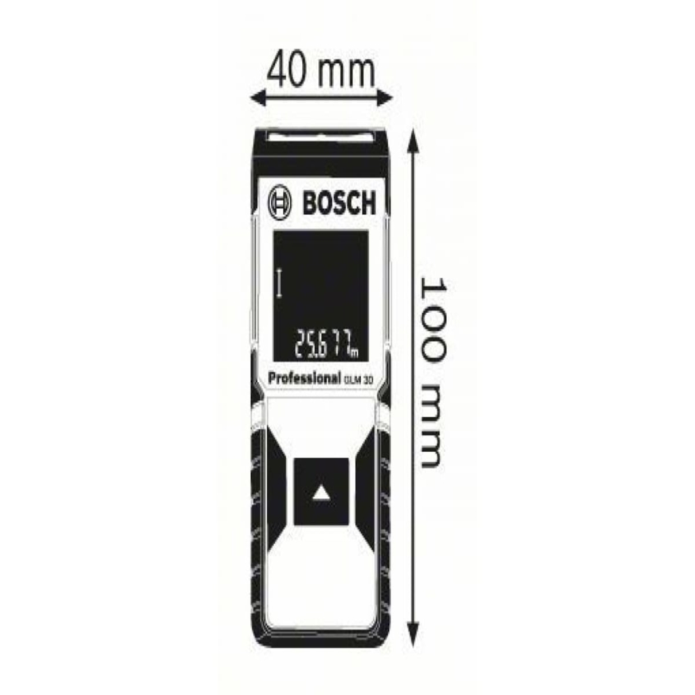 Фото Лазерный дальномер Bosch GLM 30 {0601072500} (1)