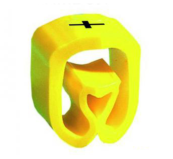 Фото Маркер закрытого профиля Partex PA-3 на провод 16.0-70.0 мм², символ "+", желтый/черный (пачка 20 шт.) {PA-30006AV40.+}
