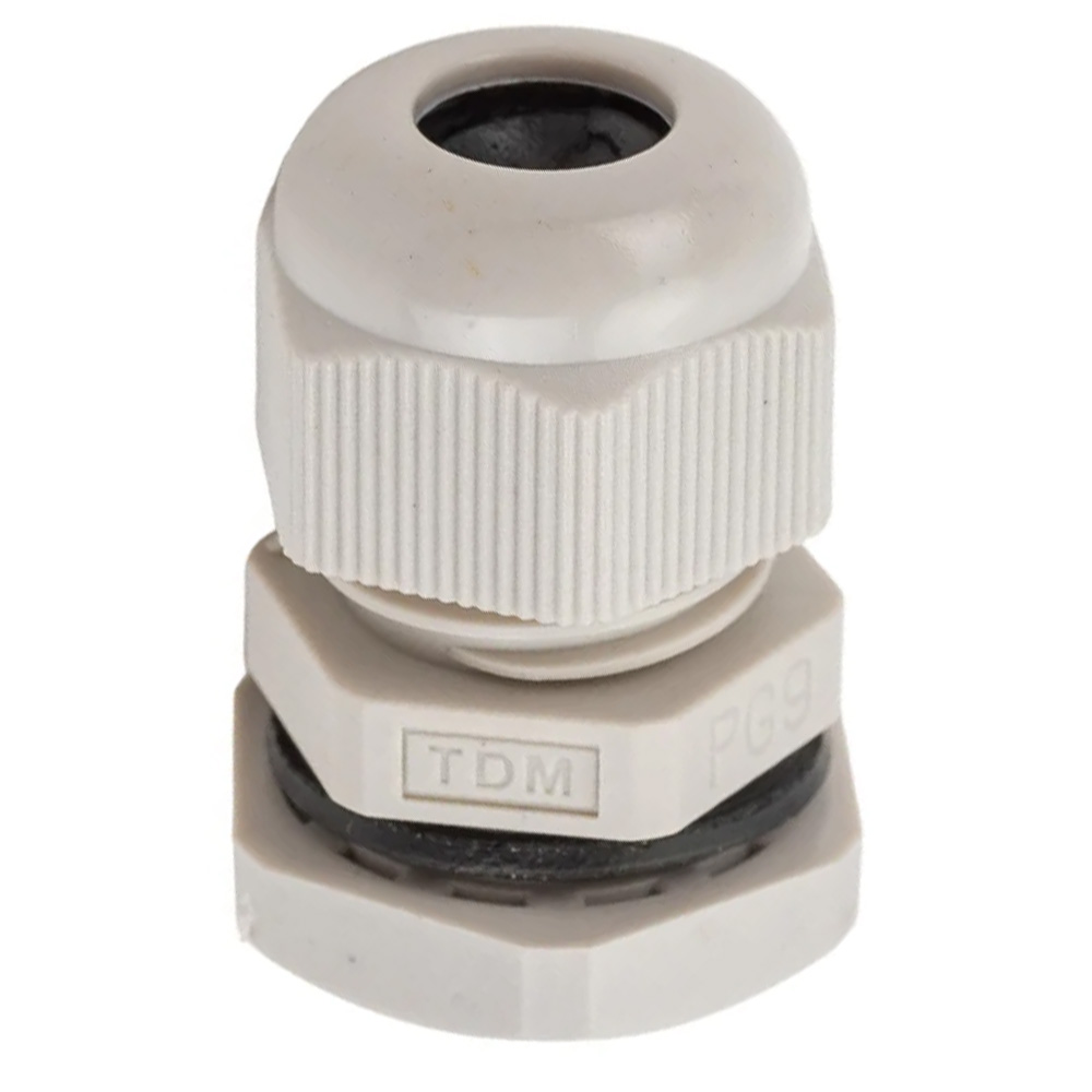 Фото Сальник PG 9 диаметр проводника 4-8 мм IP54 TDM {SQ0805-0001} 1 шт
