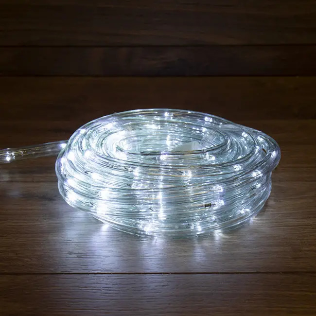 Фото Дюралайт LED, свечение с динамикой (3W), 24 LED/м, белый, 14м {121-325-14}
