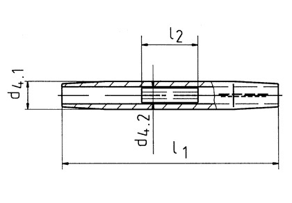 Фото Соединительные гильзы Klauke для алюмостальных проводников 95-15 мм² {klk458R} (1)