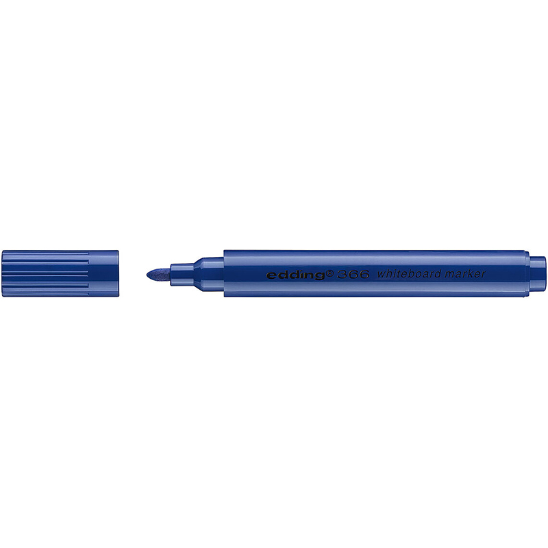 Фото Мини-маркер для доски Edding, круглый наконечник, 1 мм, синий {E-366#3}
