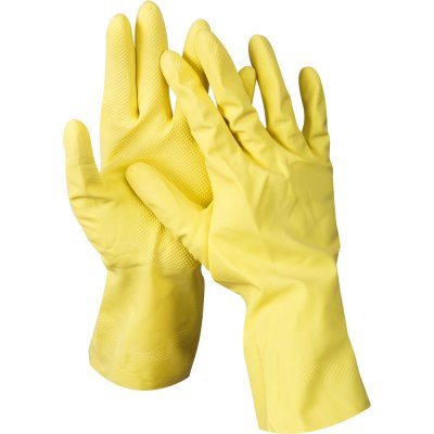 Фото DEXX перчатки латексные хозяйственно-бытовые, размер XL {11201-XL}