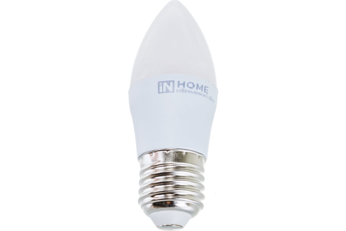 Фото Лампа светодиодная LED-СВЕЧА-VC 11Вт 230В Е27 3000К 990Лм IN HOME {4690612020488} (2)