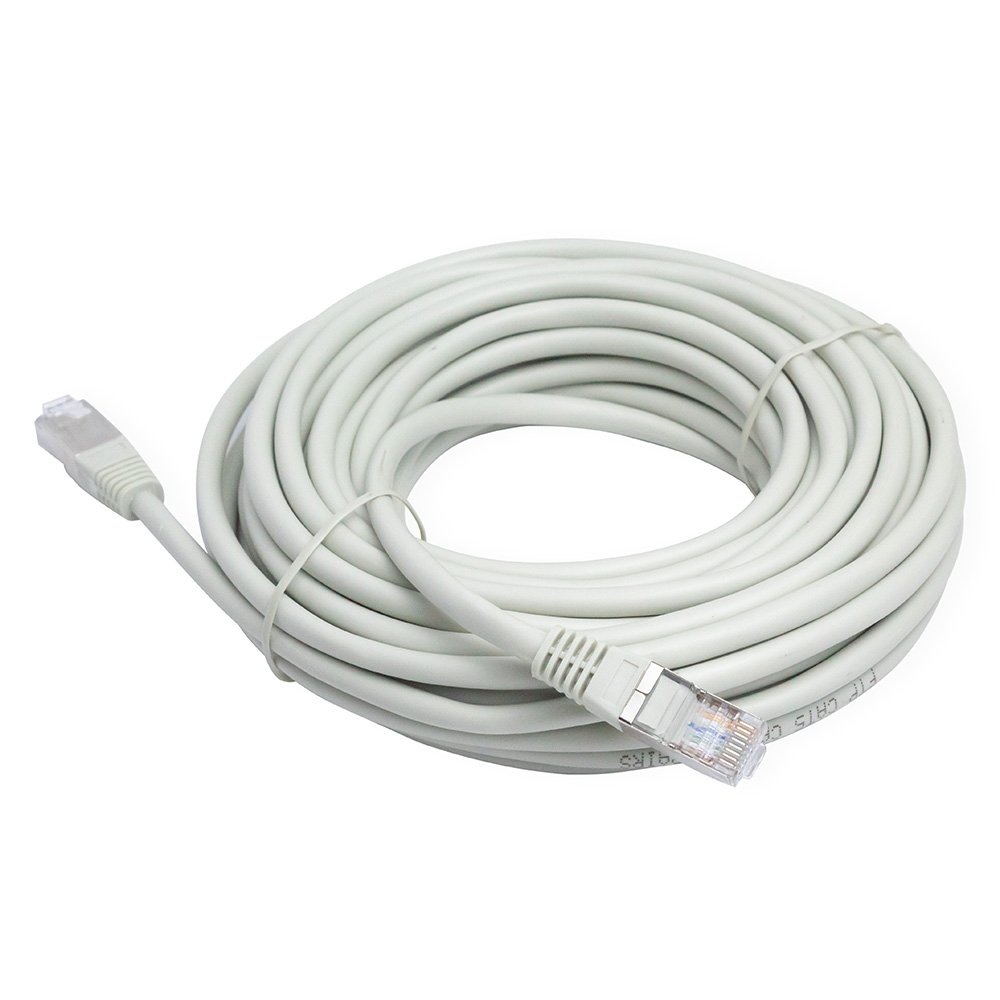 Фото Патч-корд Vell, для подключения интернета, 10 м, патч-корд FTP, RJ-45 {V80106} (1)