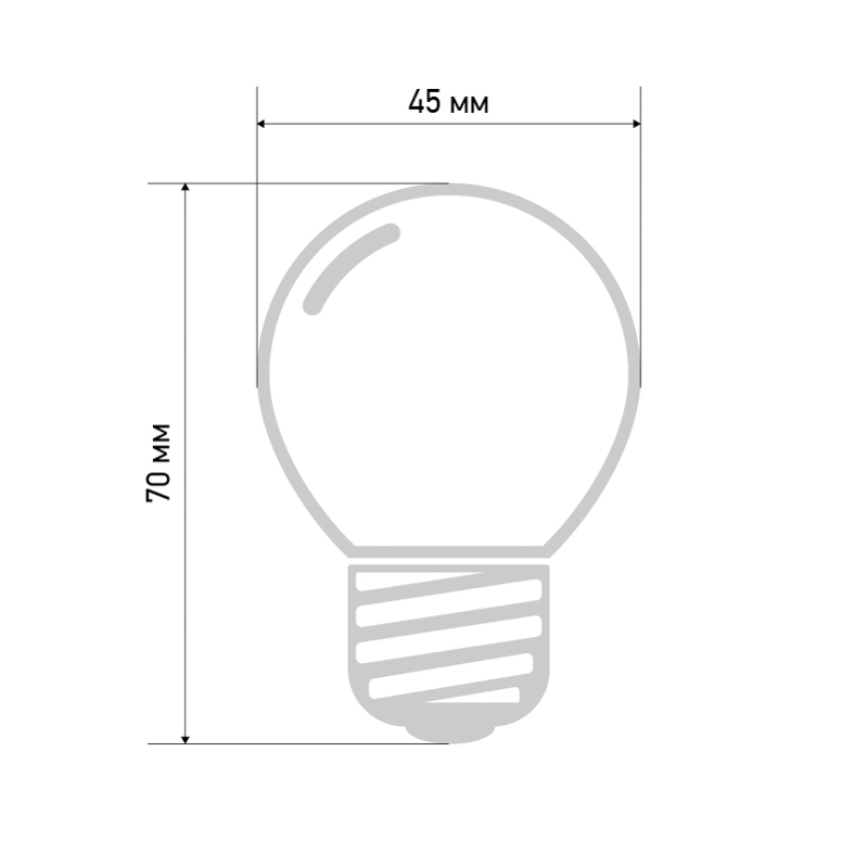 Фото Лампа светодиодная, диаметр 45мм, E27, 3 LED, 1Вт, RGB, 230В NEON-NIGHT {405-513} (2)