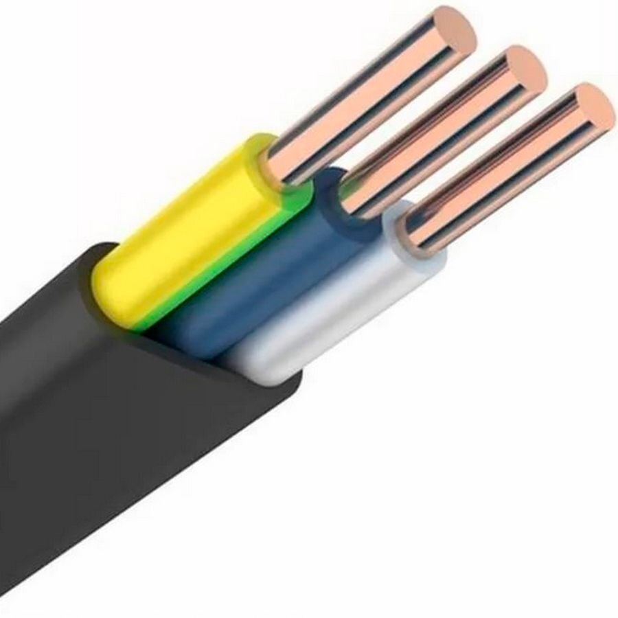 Фото Провод ВВГмб-П нг(А) 3х2,5 220/380 Народный {SQ0117-1108}