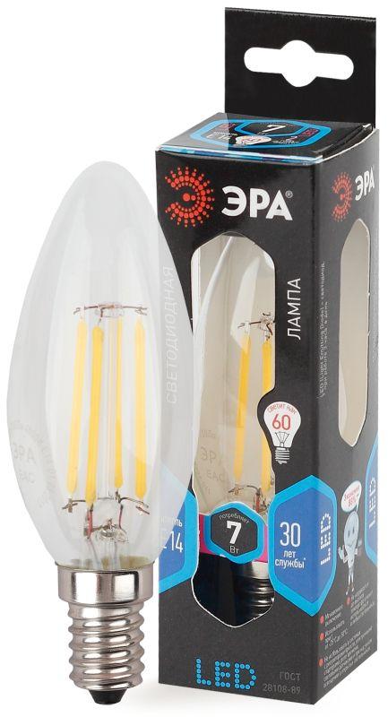 Фото Лампа светодиодная F-LED B35-7w-840-E14 ЭРА Б0027943