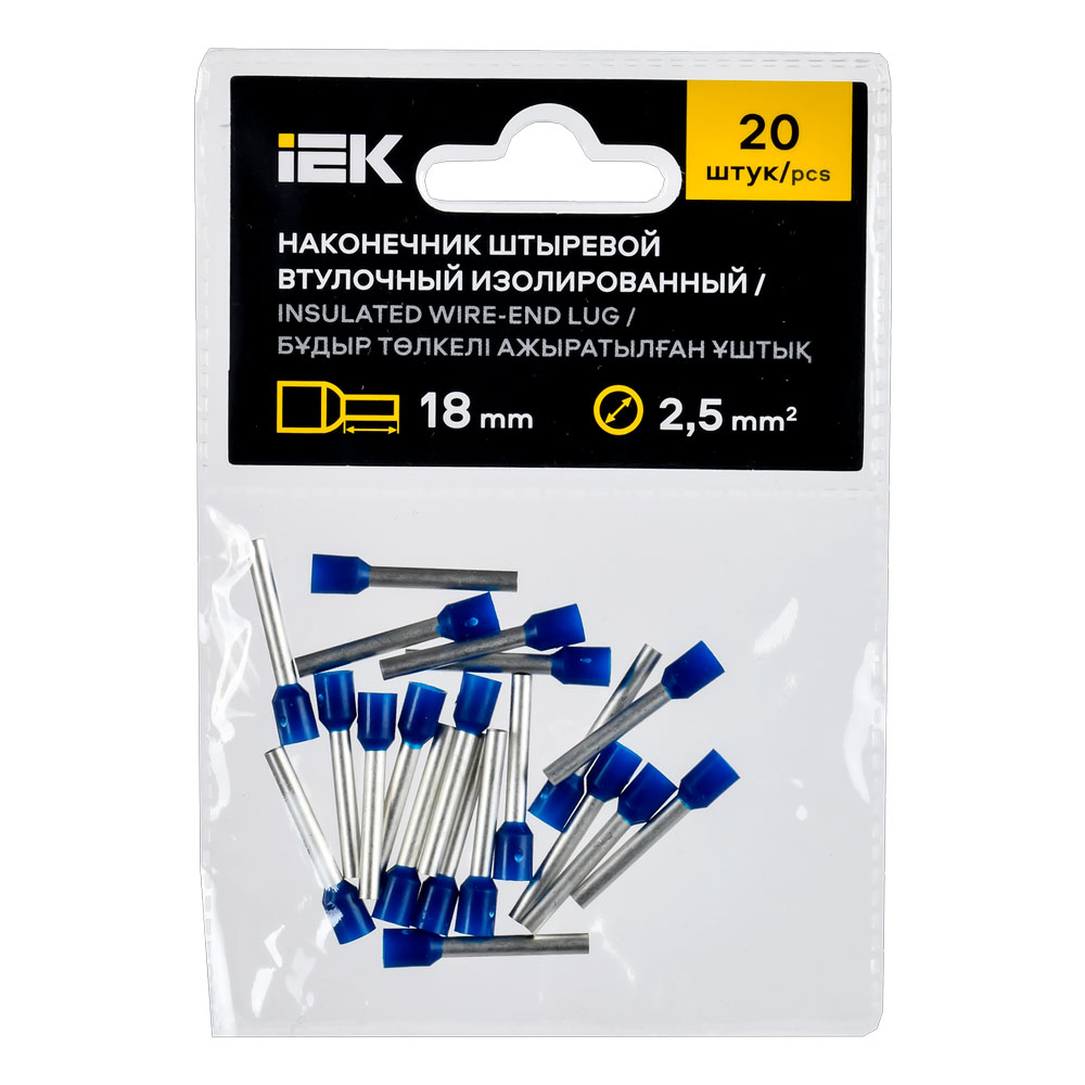 Фото Наконечник НШВИ 2.5-18 темн. син. IEK UGN11-D25-018-020 (1)