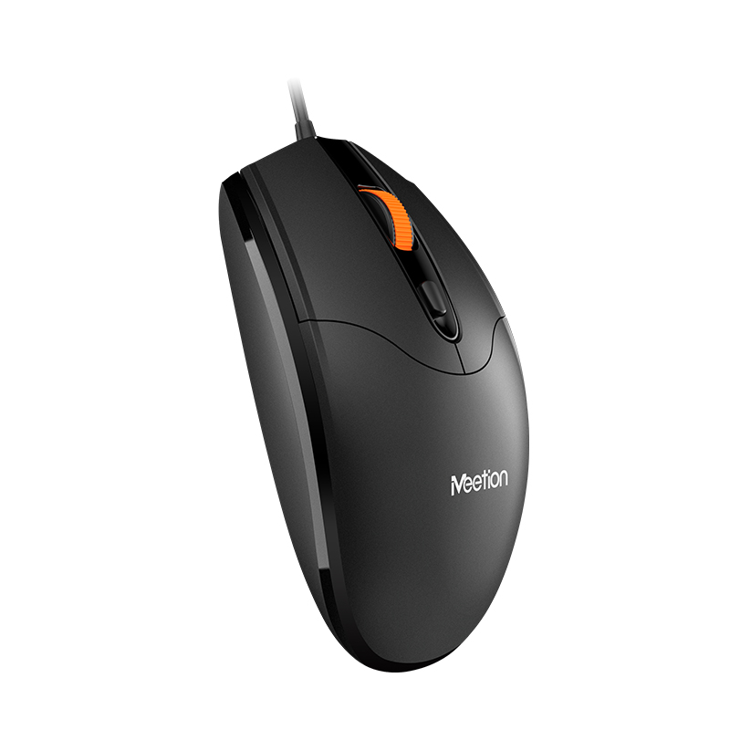 Фото Оптическая проводная мышь MeeTion, USB, 4 кнопки, 1600 dpi, черный {MT-M362} (1)