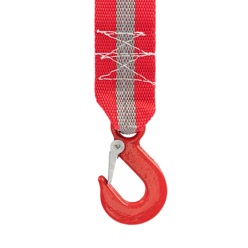 Фото Трос буксировочный Rexant со светоотражающей лентой, 5 т, 4 м, с двумя крюками, в чехле {80-0228} (3)