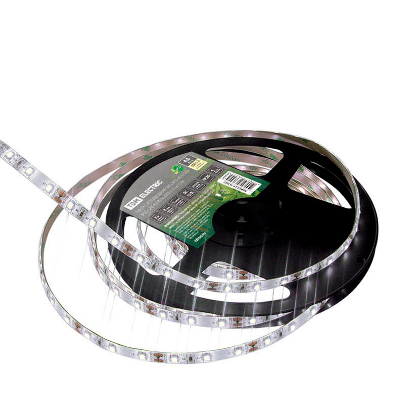 Фото Лента светодиодная SMD2835-60 LED/м-IP20-12 В-4,8 Вт/м-3000 К TDM {SQ0331-0302}