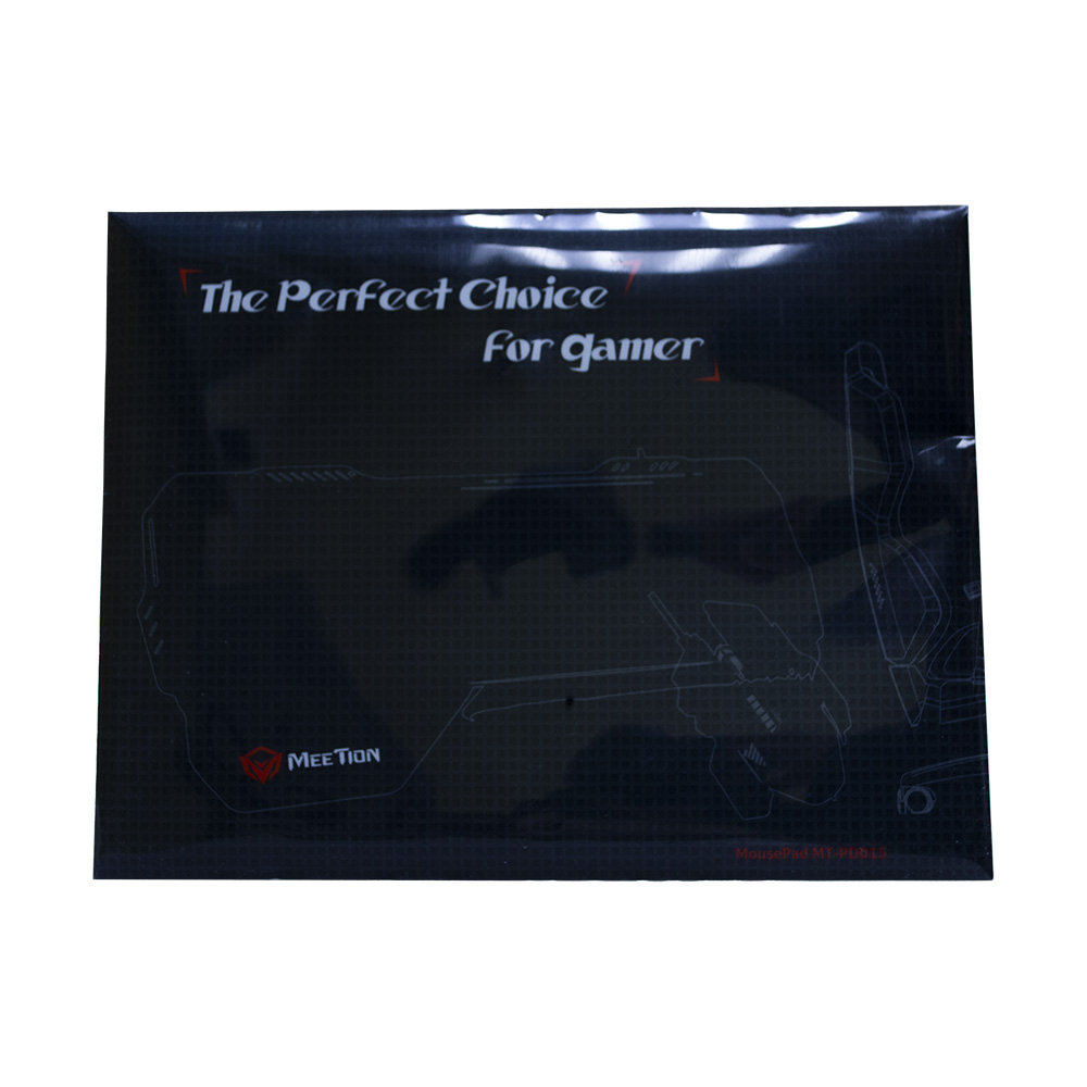 Фото Игровой коврик для мыши MeeTion, резиновый, черный, 250 x 190 x 3 мм {MT-PD015} (1)