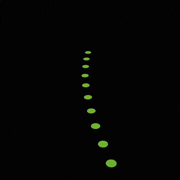 Фото Противоскользящий напольный знак "Круг", фотолюминесцентный, Ø 90 мм (10 шт.) {M1NV10K901}