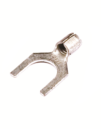 Фото Наконечник вилочный без изоляции 0.25-1.5кв.мм отв. d3.6мм B=5.9мм DKC 2A135