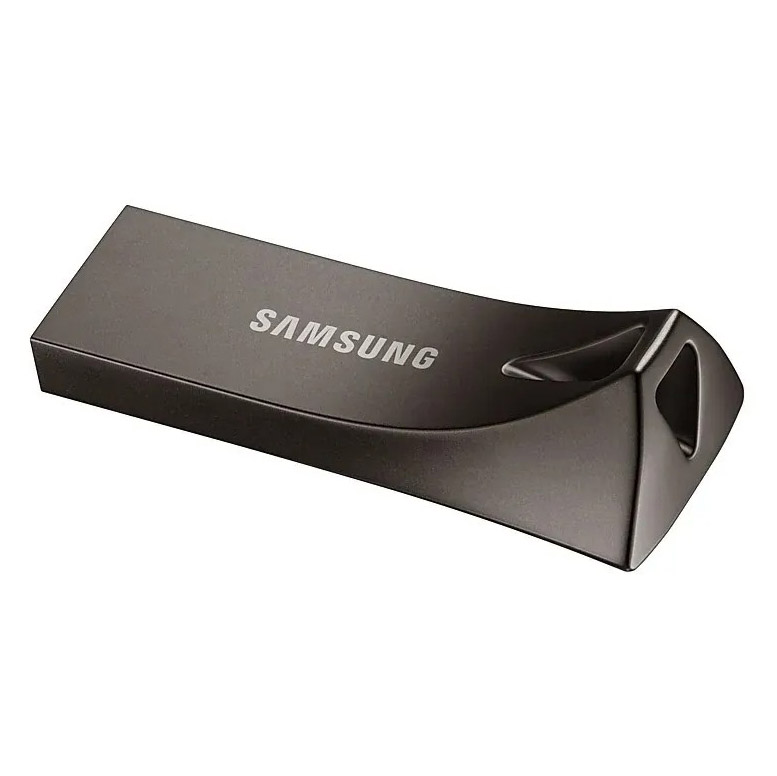 Фото Флеш накопитель 64GB Samsung BAR Plus, USB 3.1 200 МВ/s, серый {MUF-64BE4/APC}
