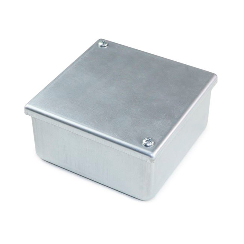 Фото Коробка распределительная стальная 100х100х50 IP40 ГОФРОМАТИК {zeta30320} (3)