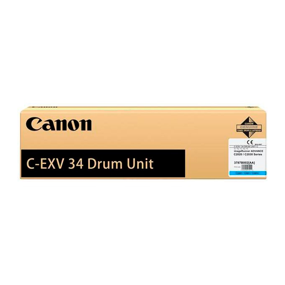 Фото Барабан CANON С-EXV34 C голубой (3787B003)