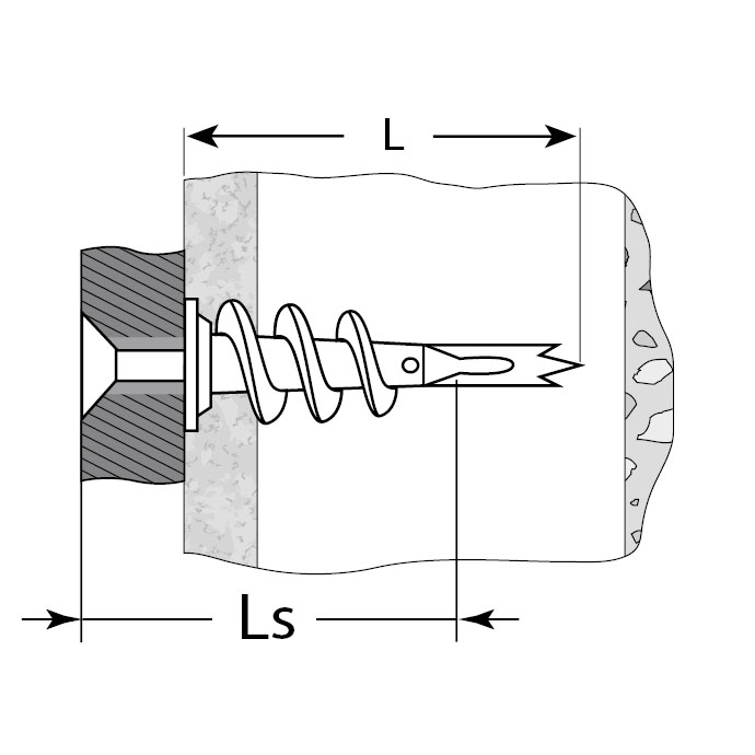 Фото Дюбель металлический со сверлом, для гипсокартона, с оцинкованным саморезом, 33 мм, 3 шт, ЗУБР {4-301286} (1)