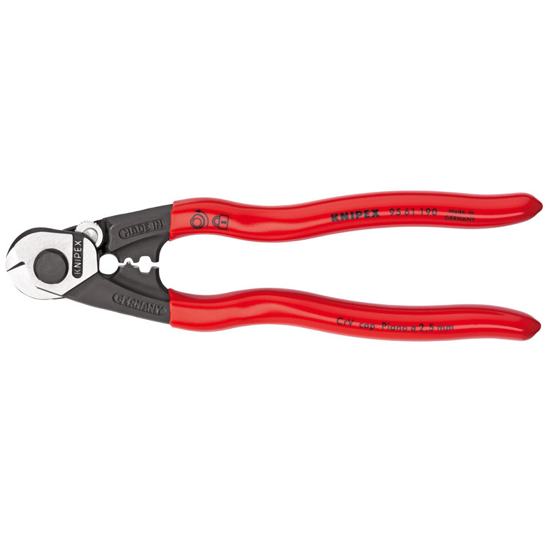 Фото Тросорез компактный Knipex, 190 мм {KN-9561190SB}