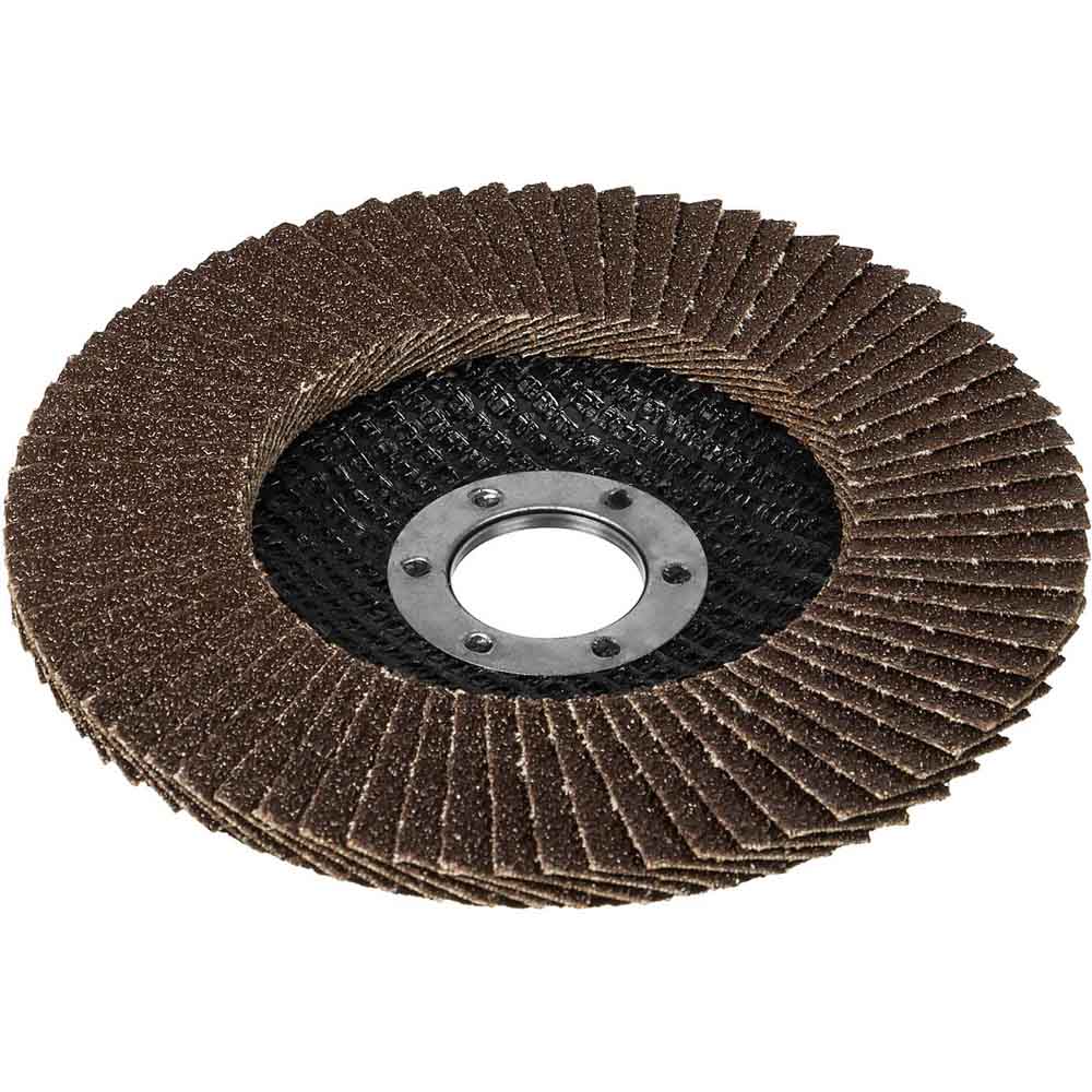 Фото Круг лепестковый торцевой, 115х22,2мм, тип КЛТ 1, ЗУБР P60 {36590-115-60} (2)