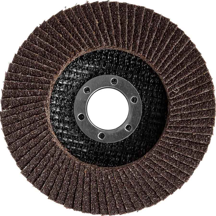 Фото Круг лепестковый торцевой, 115х22,2мм, тип КЛТ 1, ЗУБР P60 {36590-115-60} (1)