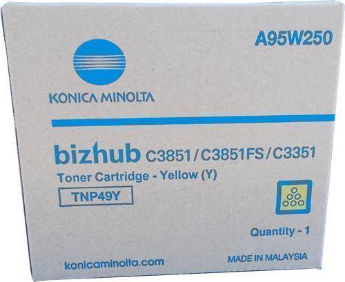 Фото Тонер Konica-Minolta bizhub C3351/C3851 желтый TNP-49Y {A95W250}