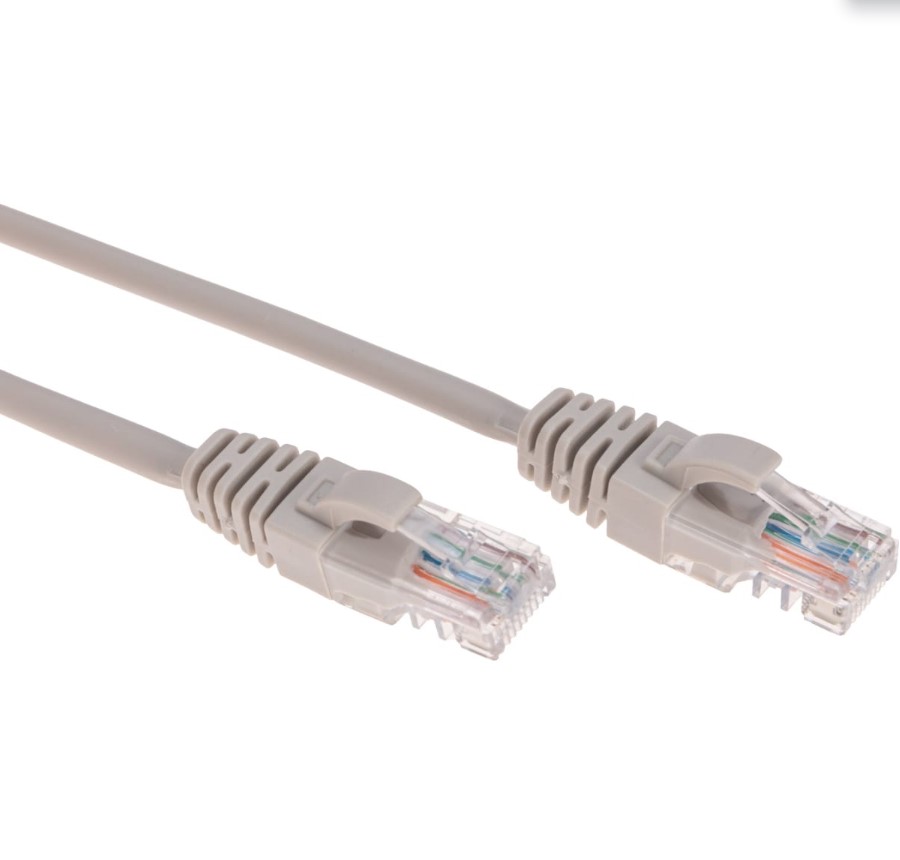 Фото Патч-корд U/UTP, CAT 5e, RJ45-RJ45, 26AWG, LSZH, серый, 1м REXANT {02-0100-1} (2)