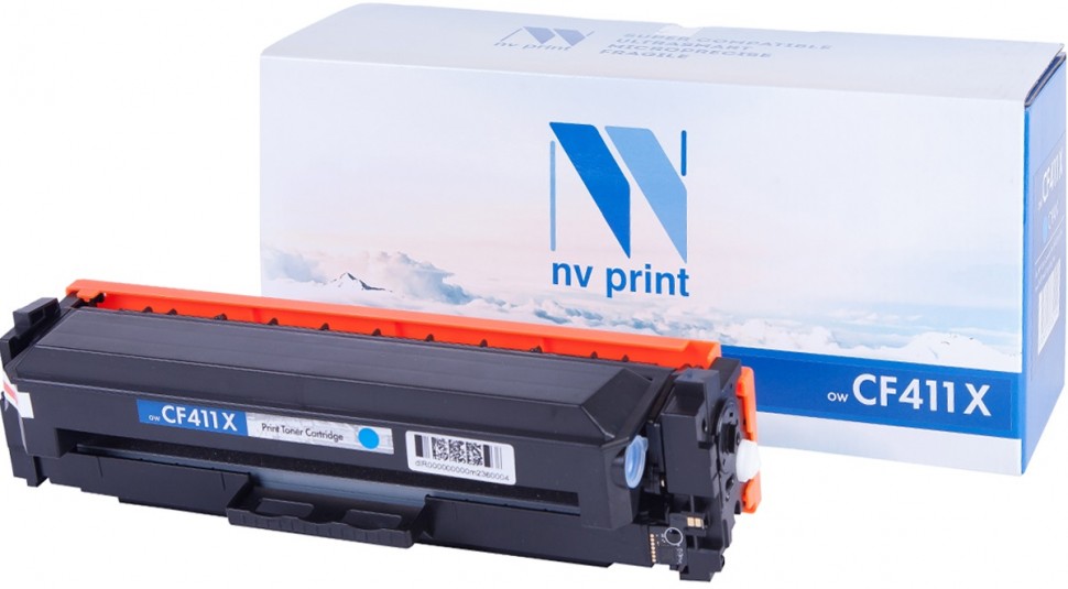 Фото Картридж NV Print совместимый CF411X для HP LJ Color Pro M452/M477 (голубой, 5000k) {42617}
